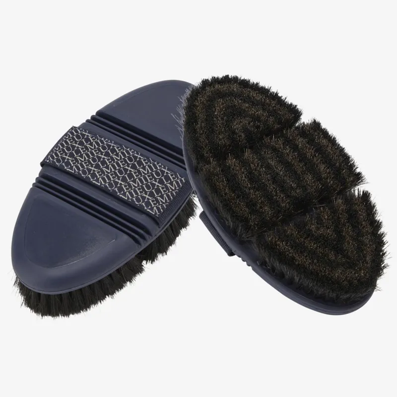 LeMieux Flexi Horse Hair Body Brush Navy